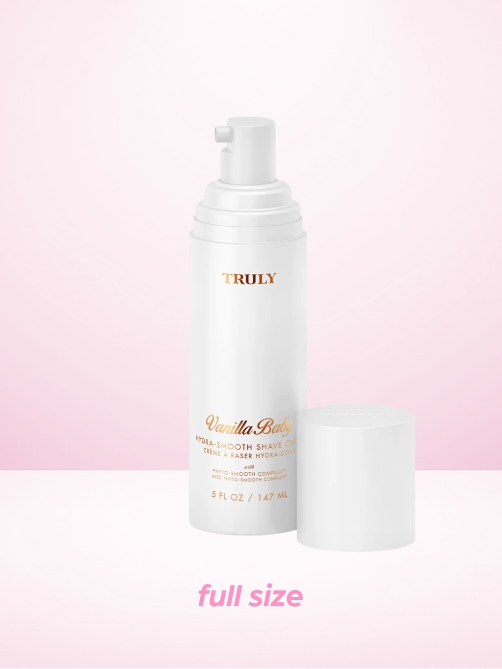TRULY Hydra-Smooth Shave Cream - Vanilla Baby